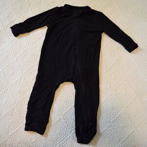 Kyte Zipper Romper Black